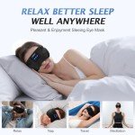 Bluetooth Sleep Mask with Headphones for Relaxation