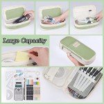 Mamowla Big Capacity Pencil and Pen Case - Light Green