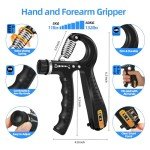 5-Piece Grip Strength Trainer Kit for Muscle Recovery