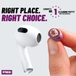 STIKKI® Cleaning Clay for Phones and Earbuds