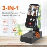 Multifunctional Phone Stand with Bluetooth Speaker