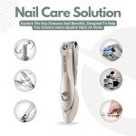 Owluxe Heavy Duty Nail Clippers Set with Files