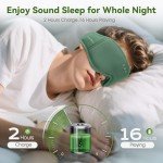 Sleep Mask Headphones: Bluetooth Eye Mask for Travel