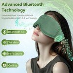 Sleep Mask Headphones: Bluetooth Eye Mask for Travel