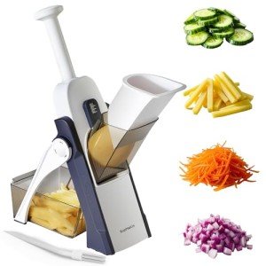 SUPMAKIN Mandoline Slicer & Veggie Chopper - Blue