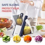 SUPMAKIN Mandoline Slicer & Veggie Chopper - Blue