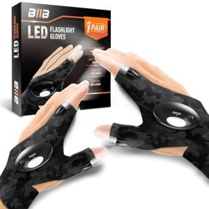 LED Lighted Gloves for Fishing and Camping Gifts