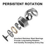 Gravity-Defying Gyroscope Desk Toy for Stress Relief