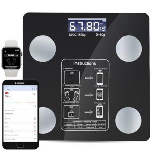 Bluetooth Smart Body Fat Scale with App Display