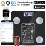 Bluetooth Smart Body Fat Scale with App Display
