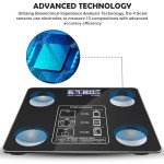Bluetooth Smart Body Fat Scale with App Display