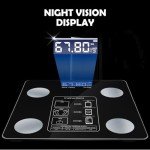 Bluetooth Smart Body Fat Scale with App Display