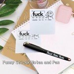 Bafiwu Funny Pad and Pen Set for Office