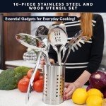 Stainless Steel Nonstick Kitchen Utensils Set (10 pcs)