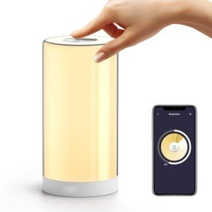 meross Smart Lamp Bedside, WiFi Enabled, Voice Control