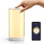 meross Smart Lamp Bedside, WiFi Enabled, Voice Control