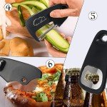 6-Piece Space Saving Stainless Steel Kitchen Gadgets
