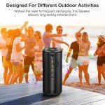 Portable Bluetooth Speaker with 20W HD Sound & Lights