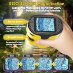 Portable 1000X Digital Microscope for Kids