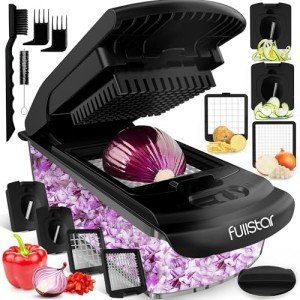 4-in-1 Manual Vegetable Chopper and Dicer