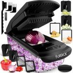 4-in-1 Manual Vegetable Chopper and Dicer