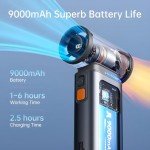 JISULIFE Mini Portable Turbo Fan with 100 Speeds