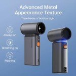 JISULIFE Mini Portable Turbo Fan with 100 Speeds