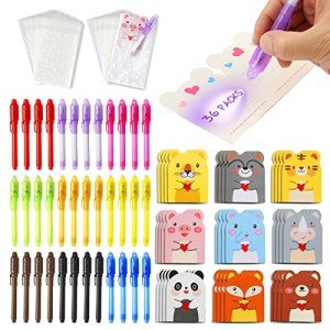 Invisible Ink Pens with Animal Cards & Gift Bags