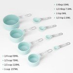 8-Piece Nesting Measuring Cups and Spoons Set