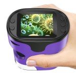 1000X Handheld Microscope with 4K Screen - Purple