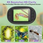 1000X Handheld Microscope with 4K Screen - Purple