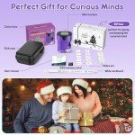 1000X Handheld Microscope with 4K Screen - Purple