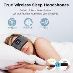 Bluetooth Sleep Headphones Headband for Comfort & Travel