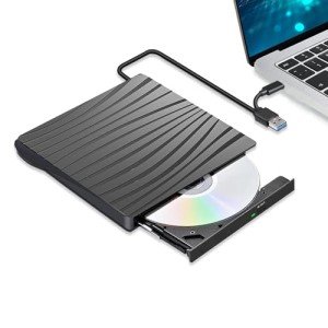 Portable Type-C USB 3.0 External CD/DVD Drive