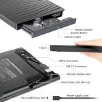 Portable Type-C USB 3.0 External CD/DVD Drive