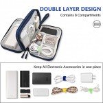 Waterproof Travel Gadget Organizer Bag - Navy Blue