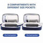 Waterproof Travel Gadget Organizer Bag - Navy Blue