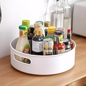 Semlos Lazy Susan Spice Rack Organizer - 9