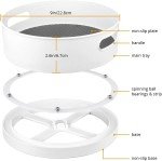 Semlos Lazy Susan Spice Rack Organizer - 9
