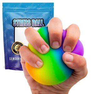 Rainbow DNA Stress Relief Ball - Fidget Toy for All