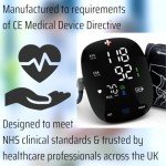 Automatic Upper Arm Blood Pressure Monitor with LED Display