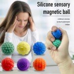Silicone Magnetic Fidget Balls for Stress Relief