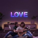 Colorful LED Letter Lights with App & Music Sync