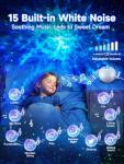 Galaxy Projector Night Light with Bluetooth & Colors