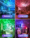 Galaxy Projector Night Light with Bluetooth & Colors