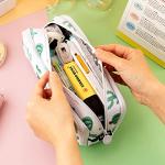 MAMUNU Large Pencil Case with 3 Compartments