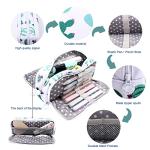 MAMUNU Large Pencil Case with 3 Compartments