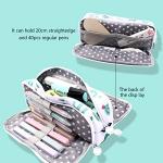 MAMUNU Large Pencil Case with 3 Compartments
