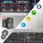 Pyle 500W Bluetooth Mini Amp with Microphone Input