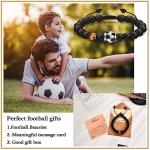 Football Bracelet Gift for Boys and Teens